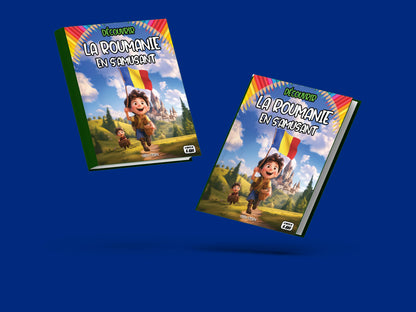 Couverture du livre pour enfants Découvrir la Roumanie en s'amusant (6-12 ans)