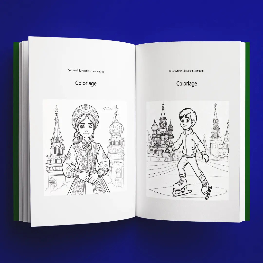 Aperçu du livre pour enfants Découvrir la Russie en s'amusant (6-12 ans)