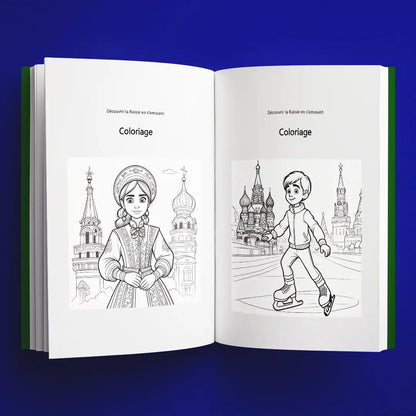Aperçu du livre pour enfants Découvrir la Russie en s'amusant (6-12 ans)