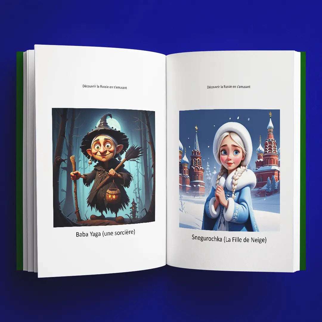 Coloriages du livre pour enfants Découvrir la Russie en s'amusant (6-12 ans)