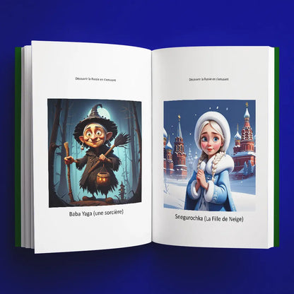 Coloriages du livre pour enfants Découvrir la Russie en s'amusant (6-12 ans)