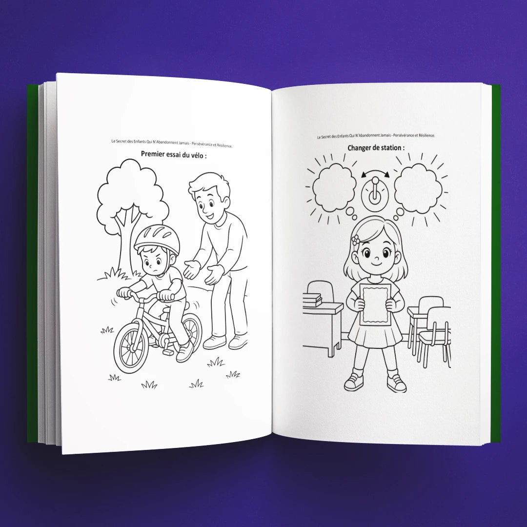 Coloriages du livre pour enfants Le secret des enfants qui n'abandonnent jamais (6-12 ans)