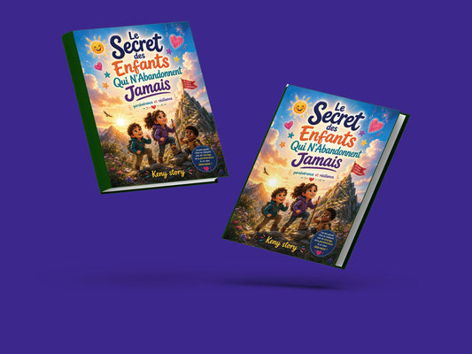 Couverture du livre pour enfants Le secret des enfants qui n'abandonnent jamais (6-12 ans)