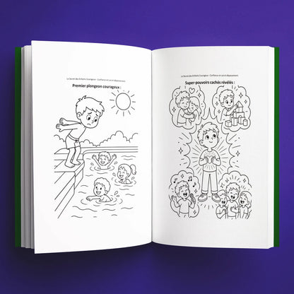 Coloriages du livre pour enfants Le secret des enfants courageux (6-12 ans)