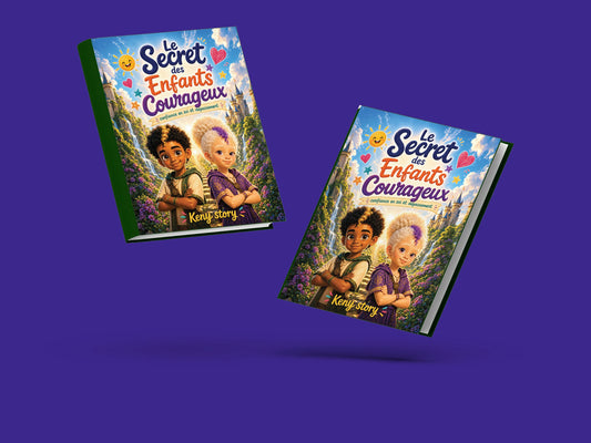 Couverture du livre pour enfants Le secret des enfants courageux (6-12 ans)
