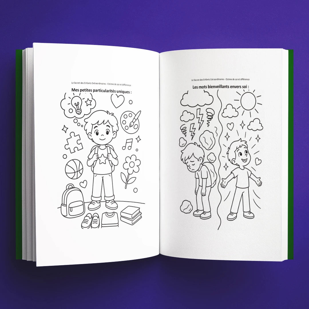Coloriages du livre pour enfants Le secret des enfants extraordinaires (6-12 ans)