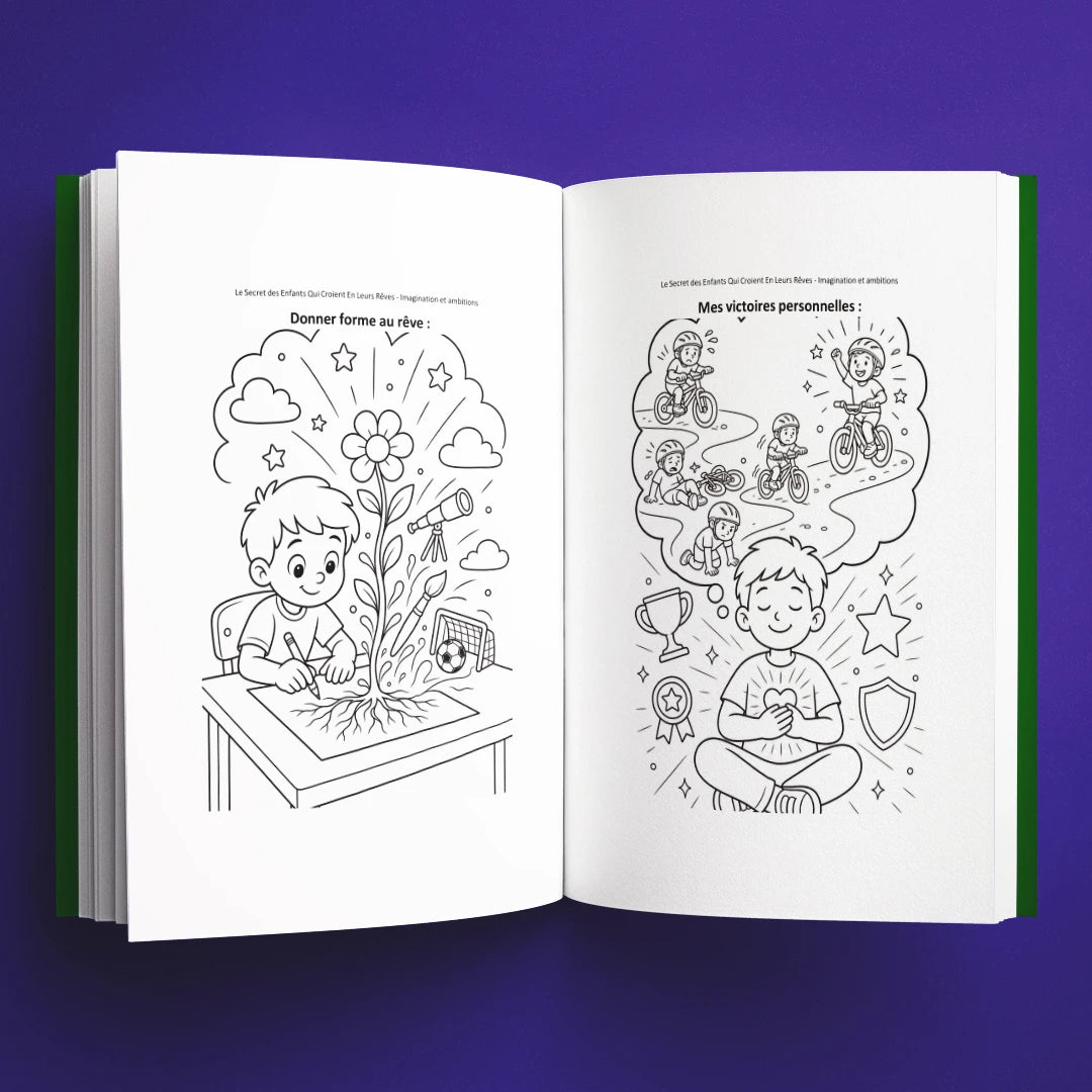 Coloriages du livre pour enfants Le secret des enfants qui croient en leurs rêves (6-12 ans)
