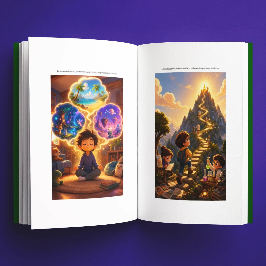 Illustrations du livre pour enfants Le secret des enfants qui croient en leurs rêves (6-12 ans)