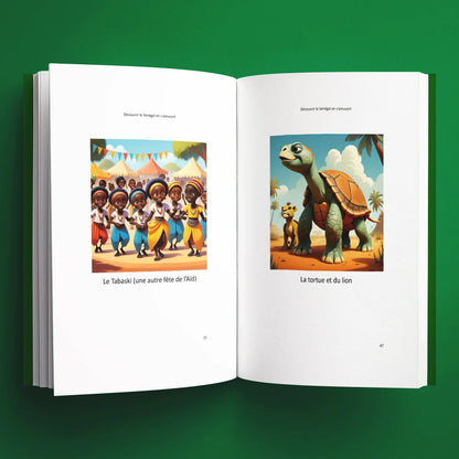 Illustrations du livre pour enfants Découvrir le Sénégal en s'amusant (6-12 ans)