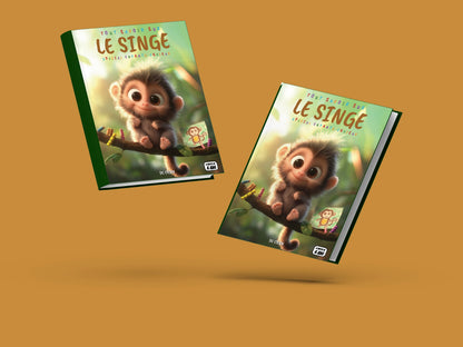 Couverture du livre pour enfants Tout savoir sur les singes (6-12 ans)