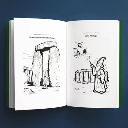 Coloriages du livre pour enfants Stonehenge : la vraie histoire derrière le mystère (6-12 ans)