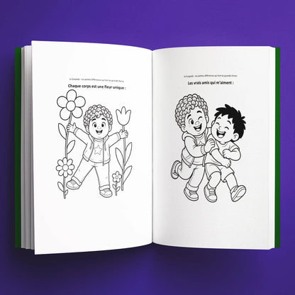 Coloriages du livre pour enfants Surpoids : les petites différences qui font les grandes forces (6-12 ans)