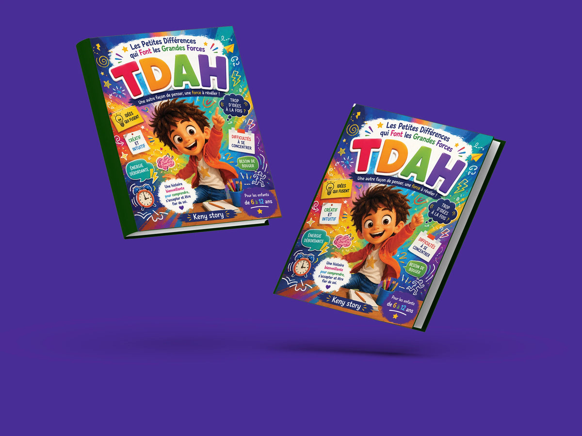 Couverture du livre pour enfants TDAH : les petites différences qui font les grandes forces (6-12 ans)