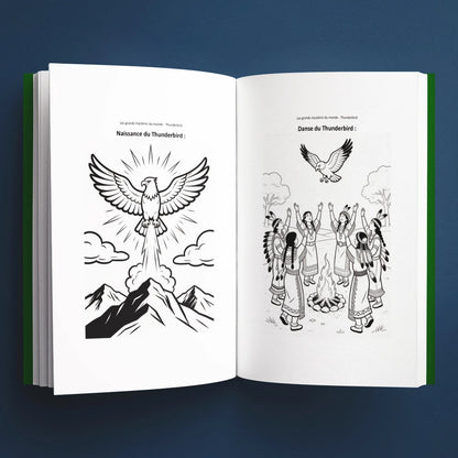 Coloriages du livre pour enfants Thunderbird : la vraie histoire derrière le mystère (6-12 ans)