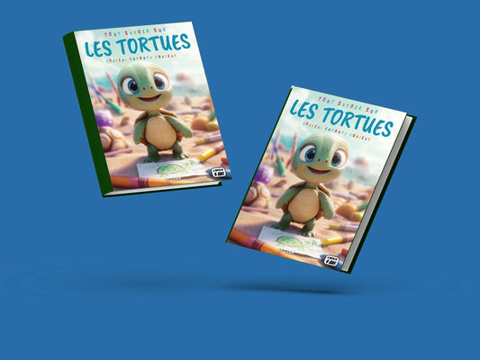 Couverture du livre pour enfants Tout savoir sur les tortues (6-12 ans)