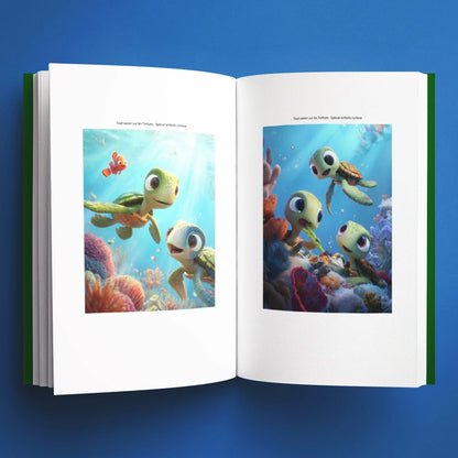 Illustrations du livre pour enfants Tout savoir sur les tortues (6-12 ans)