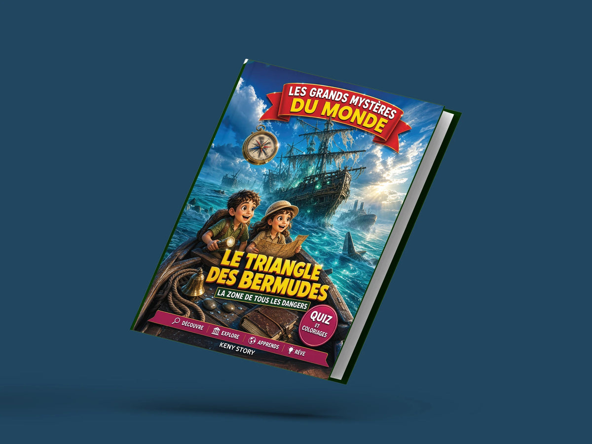Couverture du livre pour enfants Le Triangle des Bermudes : la vraie histoire derrière le mystère (6-12 ans)