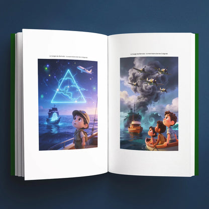 Illustrations du livre pour enfants Le Triangle des Bermudes : la vraie histoire derrière le mystère (6-12 ans)