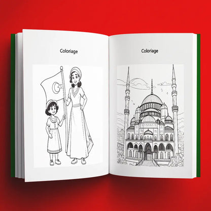 Coloriages du livre pour enfants Découvrir la Turquie en s'amusant (6-12 ans)