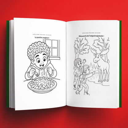Coloriages du livre pour enfants Un DZ au Canada : deux cultures, une rencontre (6-12 ans)