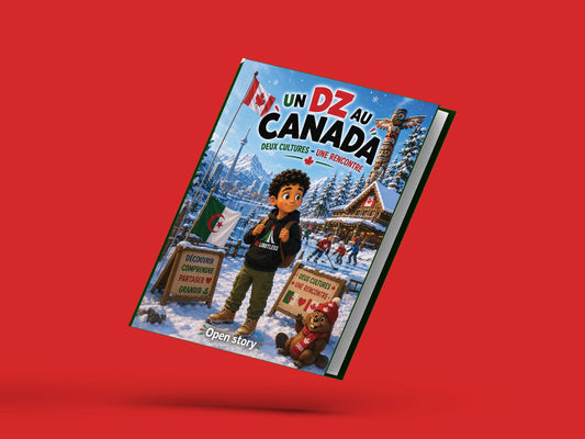 Couverture du livre pour enfants Un DZ au Canada : deux cultures, une rencontre (6-12 ans)