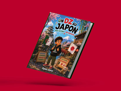 Couverture du livre pour enfants Un DZ au Japon : deux cultures, une rencontre (6-12 ans)