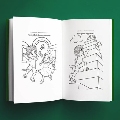 Coloriages du livre pour enfants Un DZ au Mexique : deux cultures, une rencontre (6-12 ans)