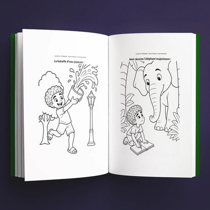 Coloriages du livre pour enfants Un DZ en Thaïlande : deux cultures, une rencontre (6-12 ans)
