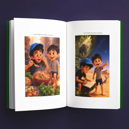 Illustrations du livre pour enfants Un DZ en Thaïlande : deux cultures, une rencontre (6-12 ans)