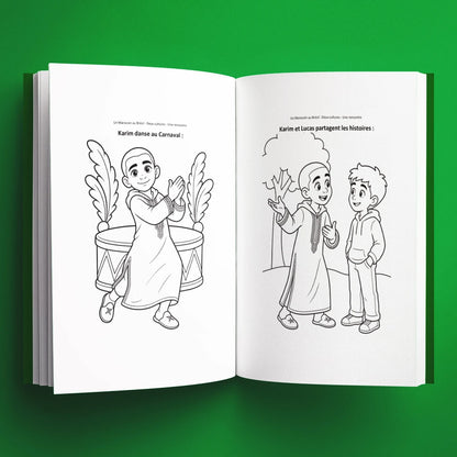 Coloriages du livre pour enfants Un Marocain au Brésil : deux cultures, une rencontre (6-12 ans)