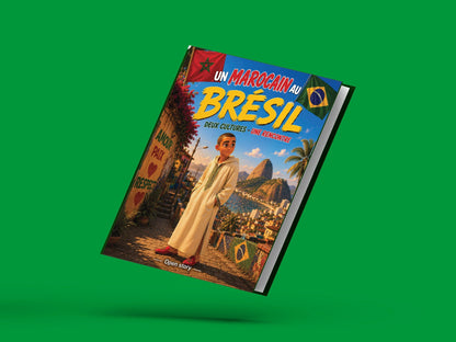Couverture du livre pour enfants Un Marocain au Brésil : deux cultures, une rencontre (6-12 ans)