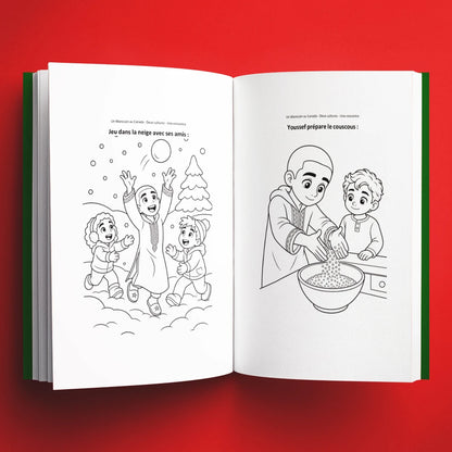 Coloriages du livre pour enfants Un Marocain au Canada : deux cultures, une rencontre (6-12 ans)