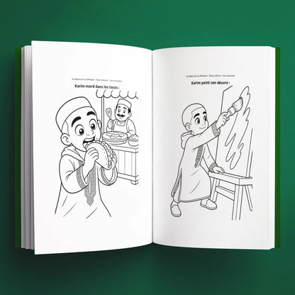 Coloriages du livre pour enfants Un Marocain au Mexique : deux cultures, une rencontre (6-12 ans)