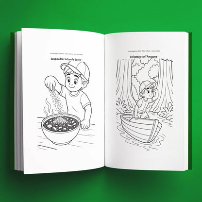 Coloriages du livre pour enfants Un Portugais au Brésil : deux cultures, une rencontre (6-12 ans)
