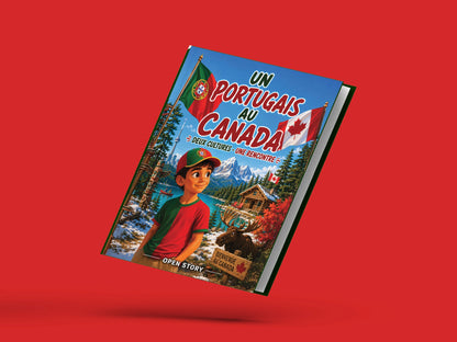 Couverture du livre pour enfants Un Portugais au Canada : deux cultures, une rencontre (6-12 ans)