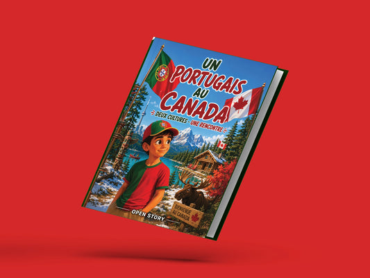 Couverture du livre pour enfants Un Portugais au Canada : deux cultures, une rencontre (6-12 ans)