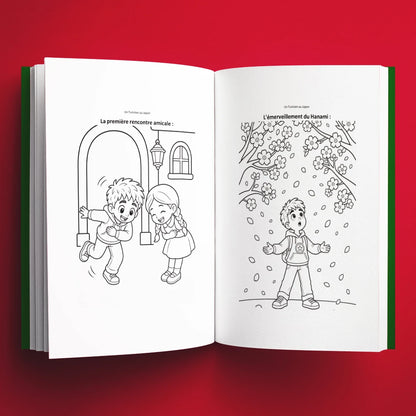 Coloriages du livre pour enfants Un Tunisien au Japon : deux cultures, une rencontre (6-12 ans)