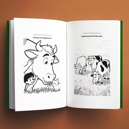 Coloriages du livre pour enfants Tout savoir sur les vaches (6-12 ans)