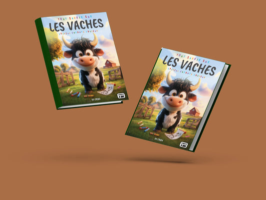 Couverture du livre pour enfants Tout savoir sur les vaches (6-12 ans)