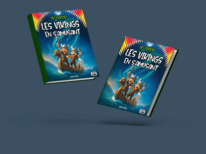 Couverture du livre pour enfants Découvrir les Vikings en s'amusant (6-12 ans)