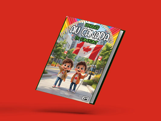Couverture du livre pour enfants Voyager au Canada en s'amusant (6-12 ans)