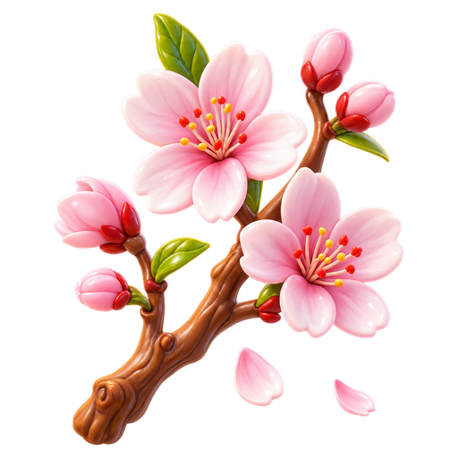 Branche de cerisier en fleur : les décors japonais du coffret